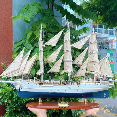 Thuyền Gỗ Trang Trí Phong Thủy Dạng Thuyền Cổ CHRISTIAN RADICH Chính Hãng, Hàng Xuất Khẩu Chất Lượng