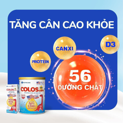 Sữa non Nutricare ColosCare 0+ hỗ trợ tiêu hóa, tăng cường hệ miễn dịch (800g)