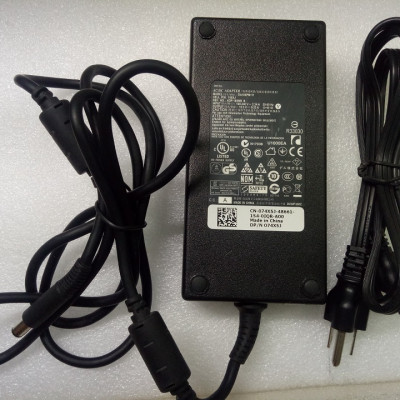 Adapter sạc laptop Dell 180w (19.5v-9,23A) Slim, kim to 7.4mm x 5.0mm dùng cho laptop Dell Alienware M14X, M15x, M17x, M17x R3, Dell Precision M4600, M4700, M6300, M6400, XPS L702X - Hàng chính hãng