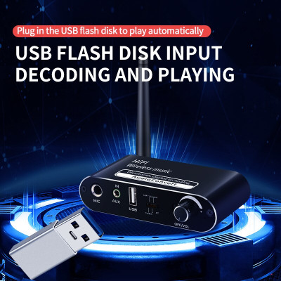 ROGTZ - Bộ Chuyển Đổi Âm Thanh DAC HIFI Bluetooth 5.1 T02 Chip giải mã DAC ES9038Q2M Hỗ trợ âm thanh 5.1/7.1 kênh Cổng Kết Nối Optical USB Coaxial Hỗ Trợ Đa Định Dạng  MP3 APE FLAC WAV WMA - Hàng Chính Hãng