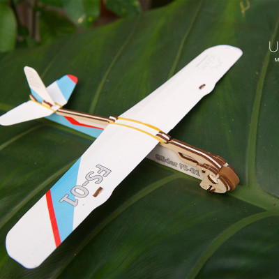 Mô hình gỗ cơ khí tự chuyển động- Ugears Flight Starter- Hàng chính hãng Ugears, nhập khẩu nguyên bộ từ EU, mô hình lắp ráp 3D, DYI