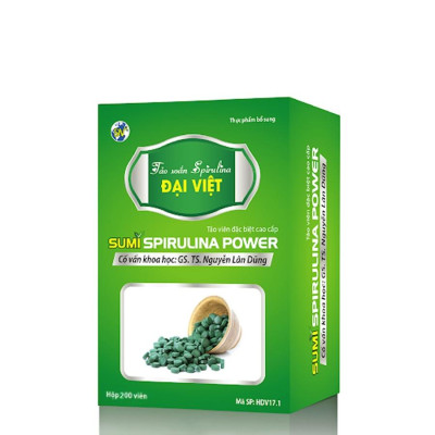 Tảo viên Sumi Power tăng cường sức khỏe, nâng cao sức đề kháng - Hộp 200 viên