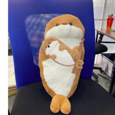 Thú nhồi bông hải cẩu ôm con đáng yêu - Size 55cm đến 80cm - Quà tặng gấu bông hải cẩu bụng bự êm mịn cho bé.