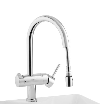 Thiết Bị Lọc Nước Tích Hợp Dưới Bồn Rửa Mitsubishi Cleansui EU201 Linh Hoạt 3 Chế Độ Nước, Công Suất Lọc 8000 Lít, Không Dùng Điện, Không Nước Thải - Hàng Chính Hãng