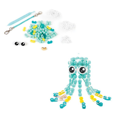 Đồ Chơi Bộ Làm Vòng Tay Tình Bạn Và Thú Cưng LinXo Bạch Tuộc Xanh MAKE IT REAL 6101MIR/BL