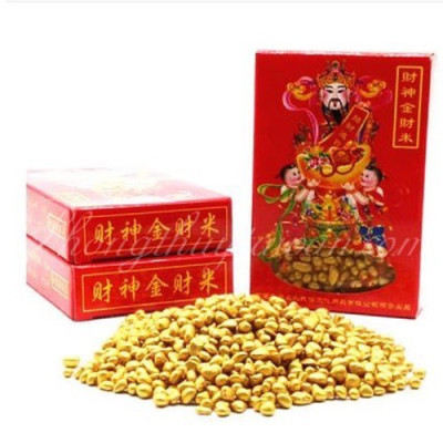 Gạo Vàng Thần Tài - Vật Phẩm Phong Thủy Chiêu Tài Lộc Trên Ban Thờ Thần Tài - Mang May Mắn Cho Ngày Vía Thần Tài - HÀNG CHÍNH HÃNG MINIIN