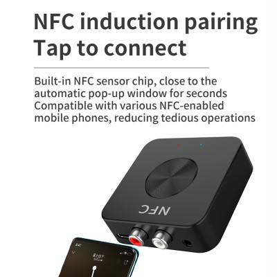 SOAIY Bộ Thu Tín Hiệu Âm Thanh AUX RCA Bluetooth BT-21 - Hàng Nhập Khẩu