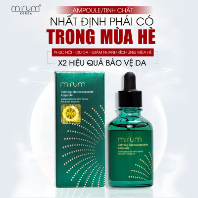 Tinh chất phục hồi da chuyên sâu, cấp ẩm Mirum 50ml - Mirum Calming Madecassoside Ampoule