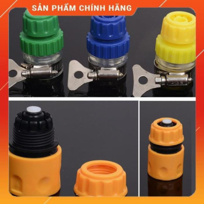 Bộ dây vòi xịt nước ️ , tăng áp 3 lần, loại 3m, 5m 206701-1 đầu đồng,cút,nối nhựa v+ móc khoá 