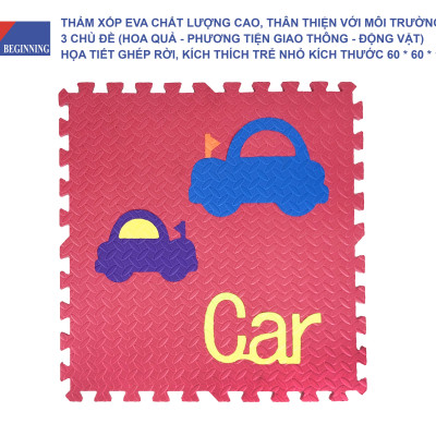 Tấm thảm chơi xếp hình EVA xếp hình lồng vào nhau thân thiện với môi trường dành cho trẻ em để tập bò.