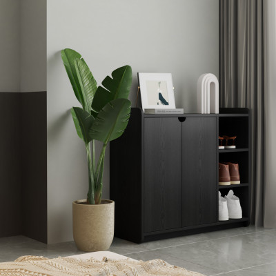 [Happy Home Furniture] CIRCLE, Tủ giày nhiều ngăn, 90cm x 34cm x 80cm ( DxRxC), TCM_069