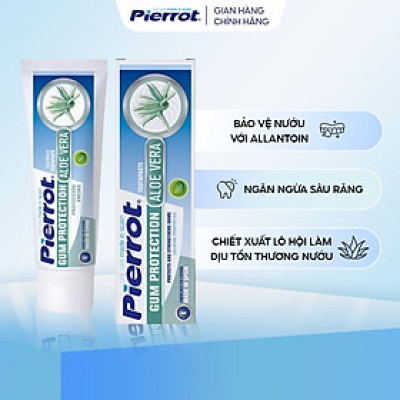 [ Mua 2 tặng 1 bàn chải ] Kem đánh răng bảo vệ nướu Pierrot 75ml