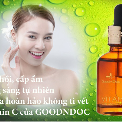 Serum Chuyên Nám Goodndoc Vitamin C 16.5 Daily Whitening Serum Giúp Trắng Sáng Da, Hỗ Trợ Giảm Thâm Nám, Chống Lão Hóa - GoodnDoc Vitamin C 30ml