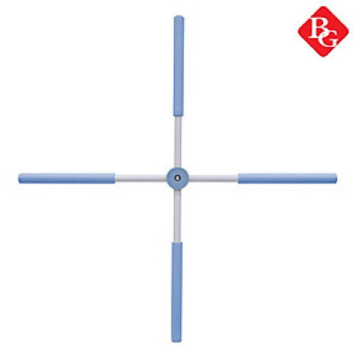 BG Gậy tập thẳng lưng Blue 6015 , thanh gậy tập yoga chống gù lưng, mở vai hình chữ thập