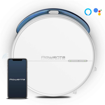 Robot hút bụi lau nhà Rowenta R7427WH Explorer Hàng Chính Hãng