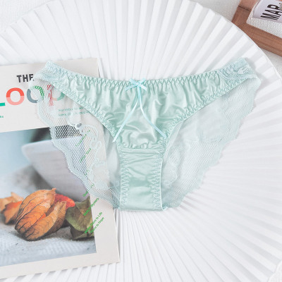 Combo 5 Quần Lót Nữ Lụa Bóng Phối Ren Cao Cấp Q8093 – Mềm Mịn, Sang Trọng, Co Giãn 4 Chiều