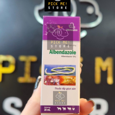 Vemedim Albendazole Siro Xổ Giun Sán cho Chó Mèo, Gia Súc, Gia Cầm