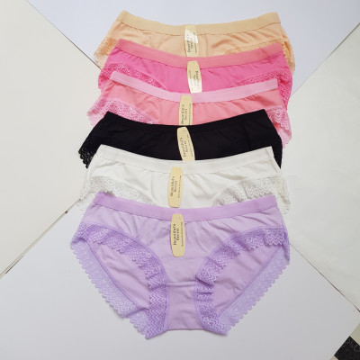 combo 5 chiếc quần lót nữ cotton viền ren 9934 siêu xinh