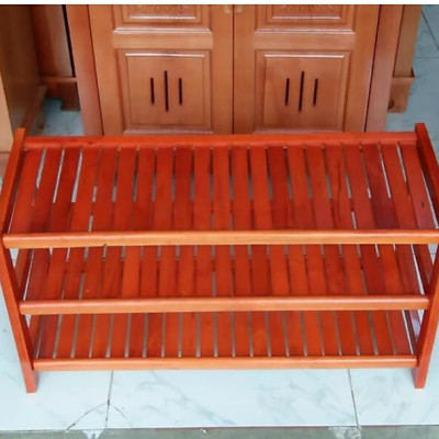 Kệ dép Juno Sofa KT 3 tầng 40cm gỗ cao su tự nhiên