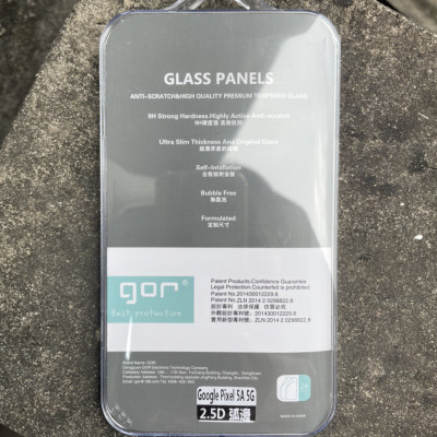 Bộ 2 Kính cường lực cho Google Pixel 5A 5G - trong suốt chính hãng GOR vát 2,5D ( 2 miếng)