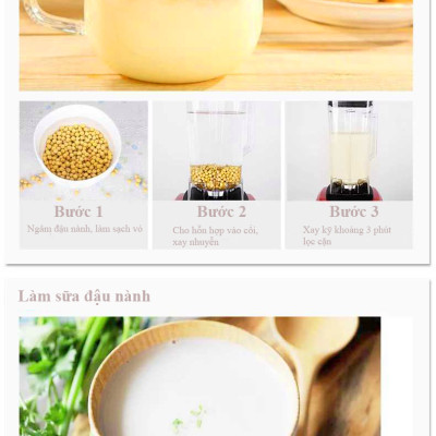 Máy Xay Sinh Tố Công Nghiệp 1500W OSAKO Đa Năng Dung Tích 2L Có Đủ Linh Kiện Thay Thế - Hàng Chính Hãng