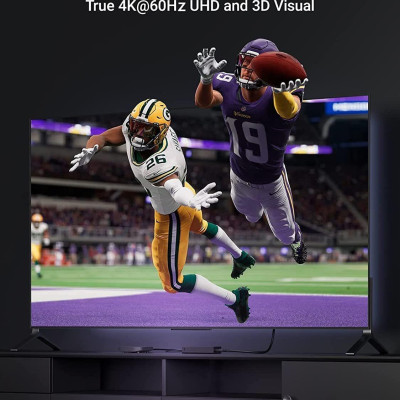 Ugreen UG90512CM568TK 4K60Hz Bộ gộp HDMI 2.0 5 vào 1 ra kèm cáp cấp nguồn USB-C dài 1M + remote - HÀNG CHÍNH HÃNG