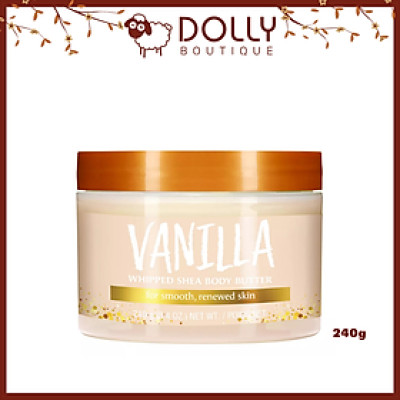Bơ Dưỡng Thể Tree Hut Vanilla Whipped Shea Body Butter 240g