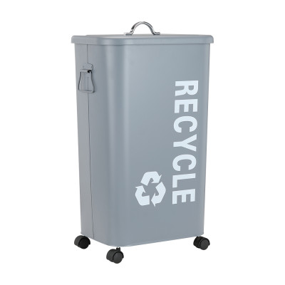 Thùng Rác Có Nắp + Bánh Xe LIDIN 3 Màu Sắc, 3 Kích Thước | Index Living Mall | Nội Thất Thái Lan