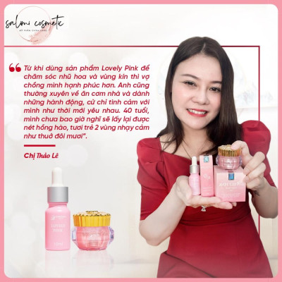 Bộ Đôi Làm Hồng Nhũ Hoa & Bikini LOVELY PINK, Chăm Sóc Da Vùng Kín & Nhũ Hoa, Dưỡng Da Sáng Hồng