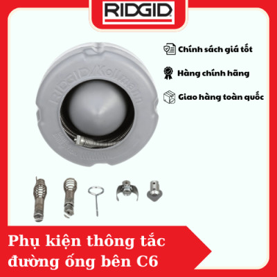Phụ Kiện Thông Tắc Đường Ống Cáp RIDGID C6 (62260) Được Sử Dụng Cho Dây Cáp Điện Số 1 Tại Mỹ - Hàng Chính Hãng