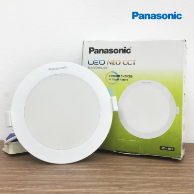 Đèn LED âm trần Downlight Đổi màu Panasonic Neo Slim Công suất (9W,12W) siêu mỏng, nguồn rời, Model NNP72276, NNP73476