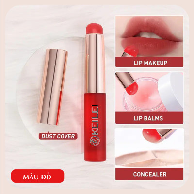 Cọ Trang Điểm Môi Đầu Silicon Thương Hiệu Keilei - Cho Màu Tự Nhiên & Không Nhòe & Gọn Nhẹ Tiện Dụng