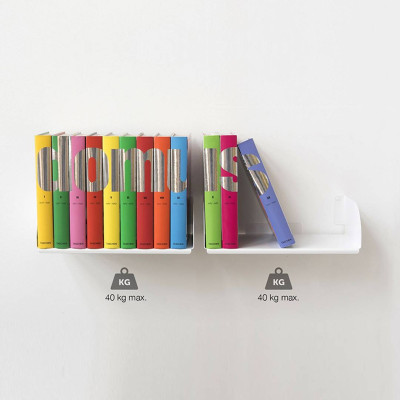 Kệ sách treo tường chữ D60 (set 4)