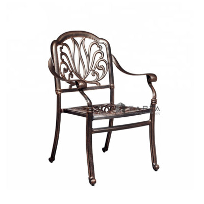 Bộ bàn nhôm đúc ngoài trời 2 ghế SL TE2003-78A / CC2017-A Nội thât Capta Bộ bàn outdoor cổ điển cho hồ bơi, sân vườn