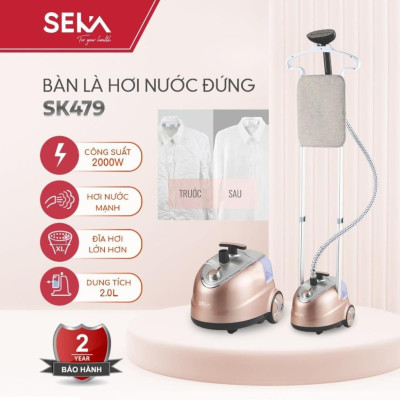 Bàn Là Cây Đứng Hơi Nước SEKA SK479 - Hàng Chính Hãng