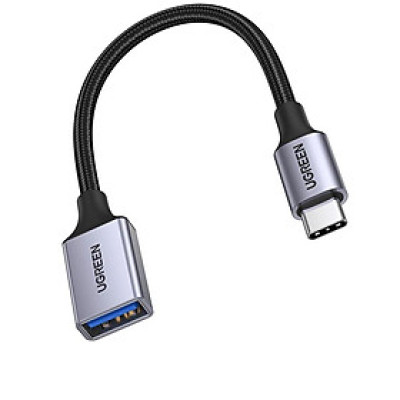 10cm bộ chuyển USB type C ra USB 3.0 OTG màu xám Ugreen 378C70889TYCUS - Hàng chính hãng