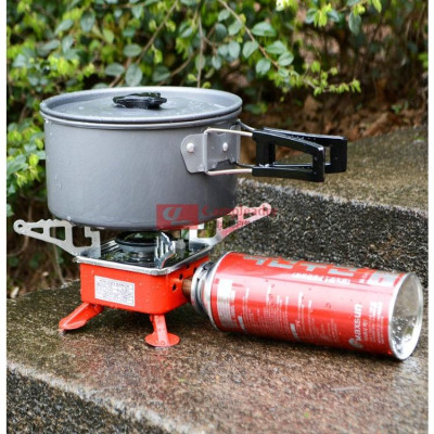 Bếp ga mini dã ngoại gấp gọn di động nhỏ cho du lịch gia đình và ngoài trời