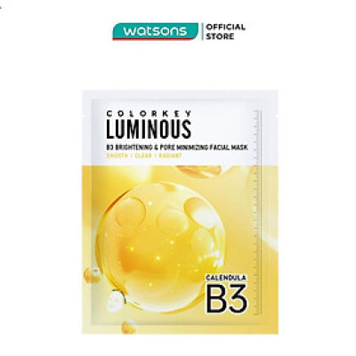 Mặt Nạ Se Khít Lỗ Chân Lông Và Sáng Da B3 Colorkey Luminous B3 Brightening & Pore Minimizing 30ml