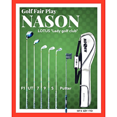 NASON Golf - BỘ GẬY GOLF NỮ FAIRPLAY GF-01 (6 gậy)