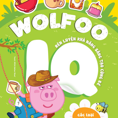 Sách - Bộ Sách Bóc Dán Thông Minh - Wolfoo IQ Rèn Luyện Khả Năng Sáng Tạo Cùng Bé (Bộ 6 Cuốn)