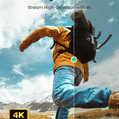 Ugreen UG10550HD109TK 1M 4k 60hz Cáp chuyển Micro HDMI sang HDMI đầu kim loại dài 1M - HÀNG CHÍNH HÃNG