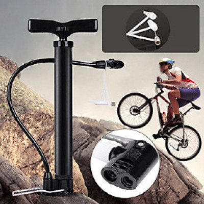 Bơm xe đạp, xe máy xách tay siêu nhẹ, áp suất 120 PSI, thân hợp kim siêu bền, hỗ trợ cả van Mỹ và van Pháp, bơm được cho tất cả các loại xe đạp bao gồm xe đua, xe địa hình, xe đạp đường trường 