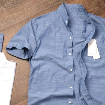 Áo Sơ Mi Nam Ngắn Tay Cổ Trụ Mẫu RF01 Thời Trang Cao Cấp PONIVA Chất Vải Mềm Mịn Chuẩn Shop