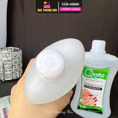 Nước Rửa Móng Axeton Quyên 500ml, Dung Dịch Rửa Móng Chuyên Làm Nail Sạch Nhanh, Axetol Mùi Dễ Chịu, Axetol Phá Gel Nail Phương Miu Nữ Women