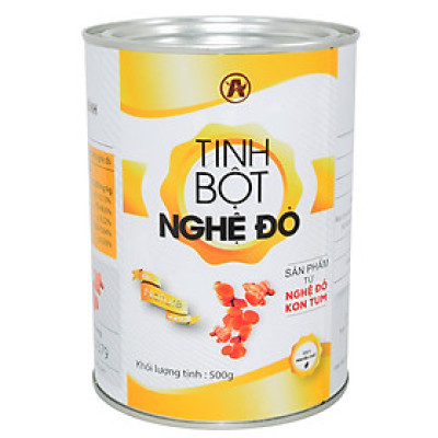 Bộ 3 Lon Tinh bột nghệ Đỏ An Bình [1.5kg] - Chăm sóc sức khỏe và làm đẹp