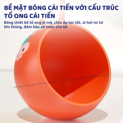 Bóng tập yoga Mideer Sensory Training Bounce Ball, Bóng hơi rèn luyện giác quan cho bé