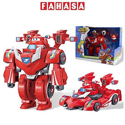 Đồ Chơi Siêu Robot Biến Hình Xe Đua - Jett Tia Chớp - Super Wings EU770351