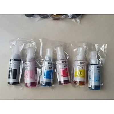 Bộ mực 6 màu 673 dành cho máy in L1800, L805, l800