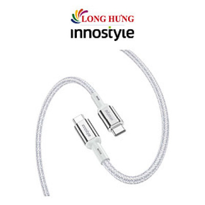 Cáp Innostyle PowerFlex USB-C to USB-C 2m 100W ICC200AL - Hàng chính hãng