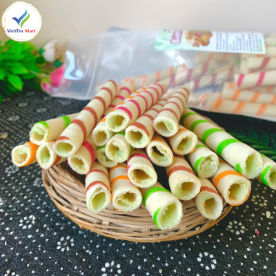 Bánh Quế Nhân Kem Mix Vị 500g VietTin Mart